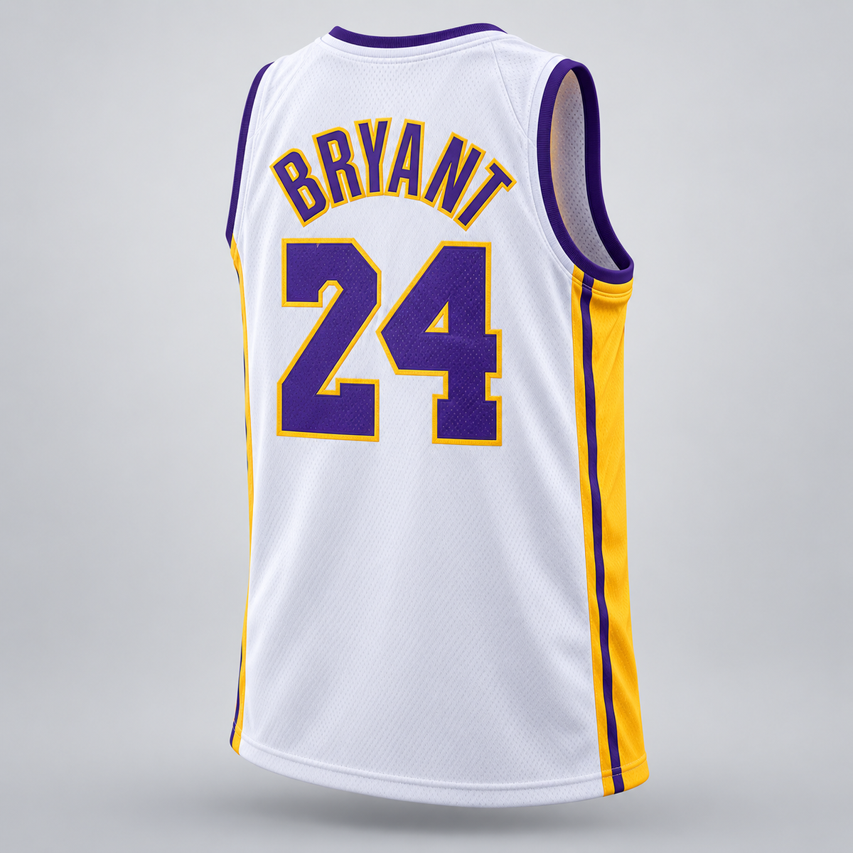 Kobe Bryant #24 Los Angeles Lakers 2009-10 Finals Swingman Basketball Jersey – All Stitched