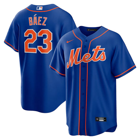 Men's New York Mets Javier Báez Royal Alternate Official Replica Player Jersey
